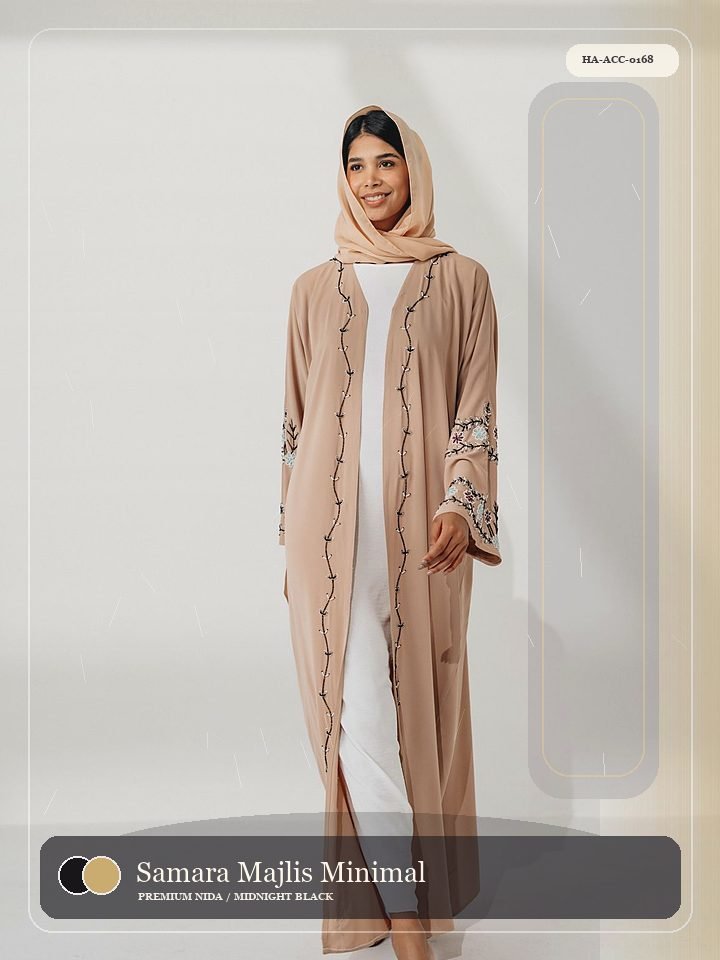 Samara Majlis Minimal Collar Boutique Abaya