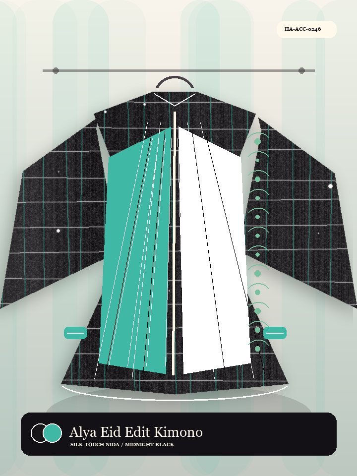 Alya Eid Edit Kimono Flow Signature Abaya