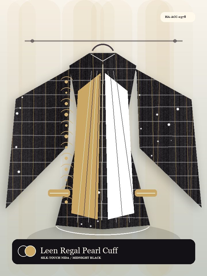 Leen Regal Pearl Cuff Heritage Abaya