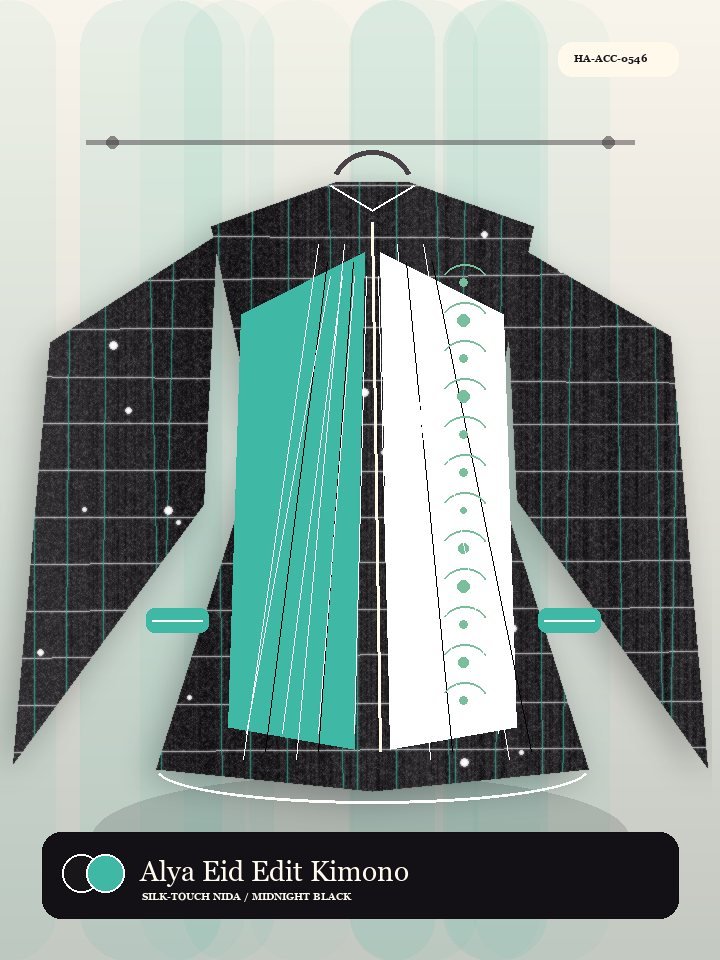 Alya Eid Edit Kimono Flow Dawn Abaya