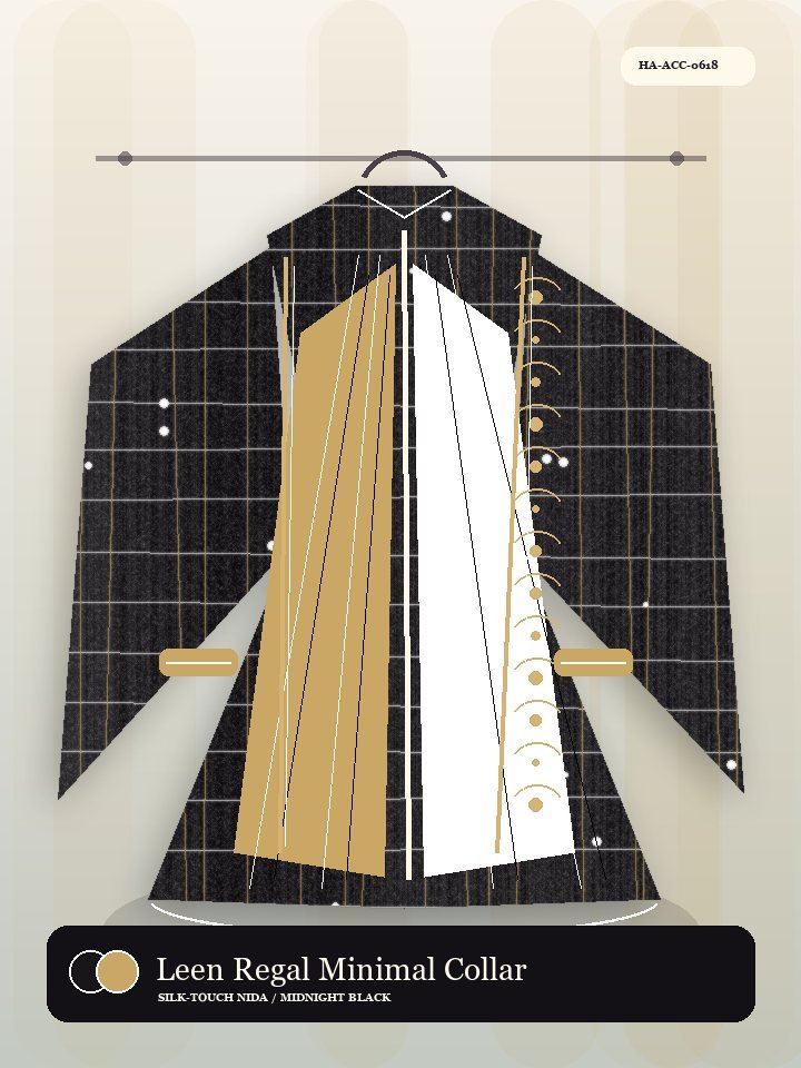 Leen Regal Minimal Collar Eid Abaya