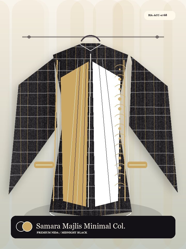 Samara Majlis Minimal Collar Avenue Abaya
