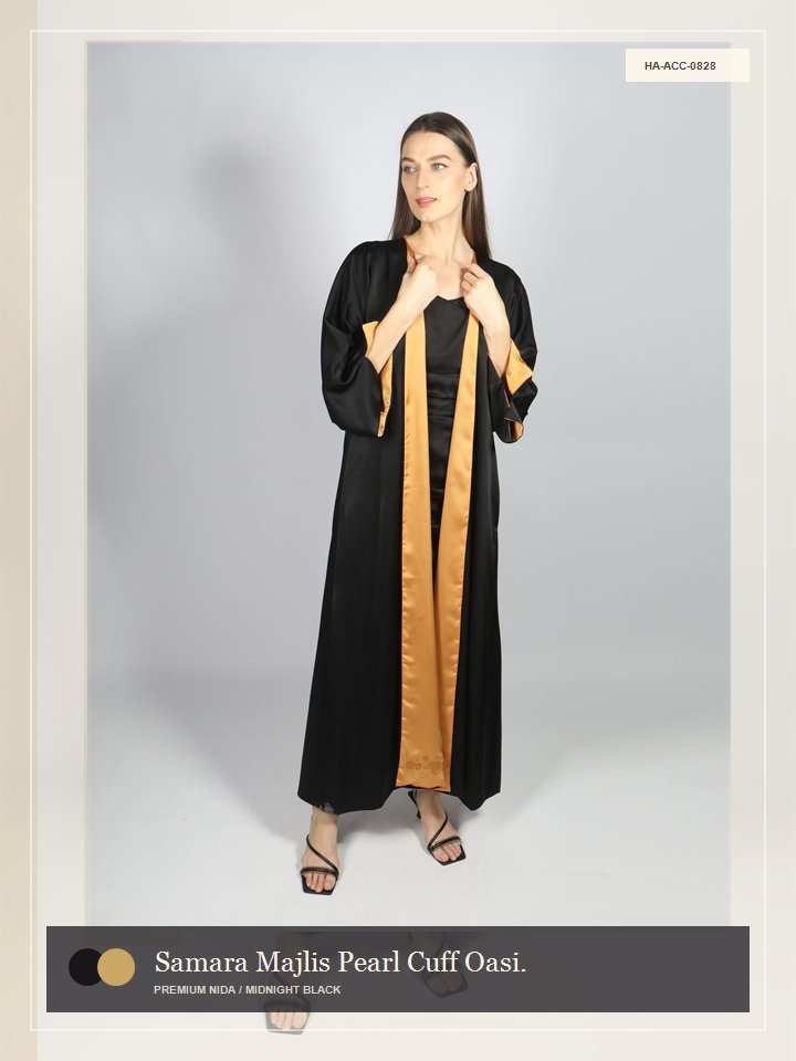 Samara Majlis Pearl Cuff Oasis Abaya
