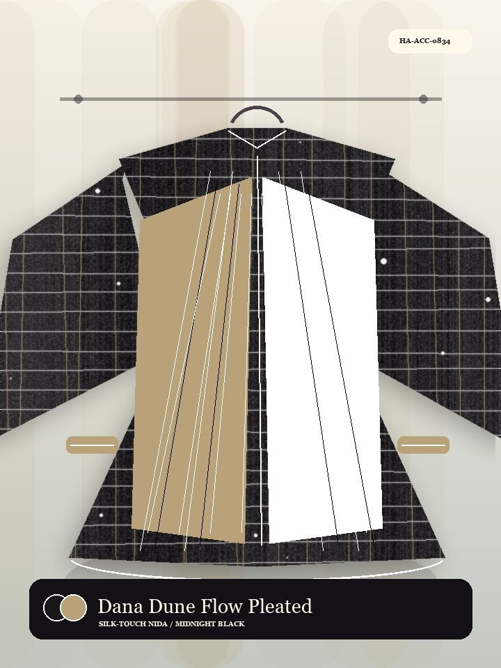 Dana Dune Flow Pleated Front Royal Abaya