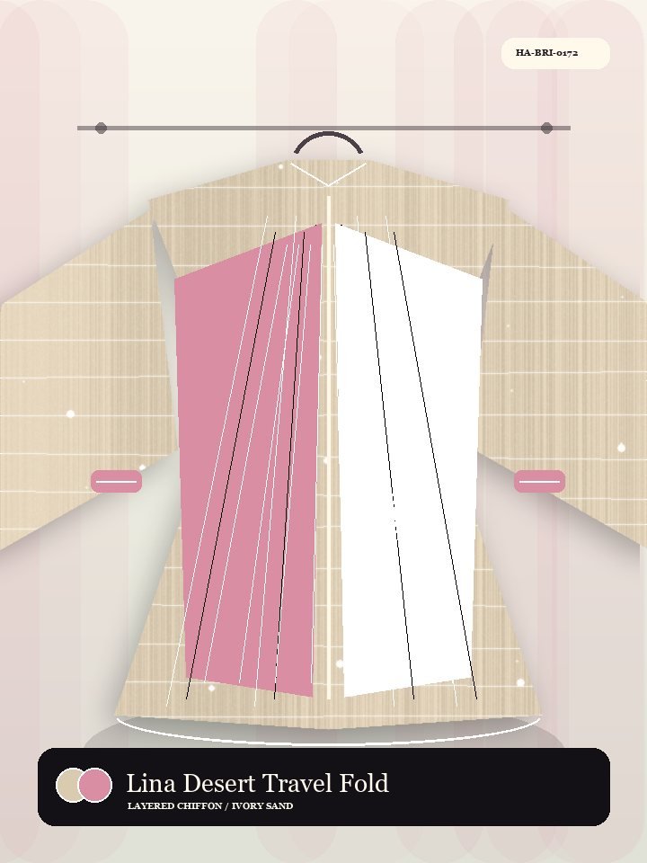 Lina Desert Travel Fold Dawn Abaya