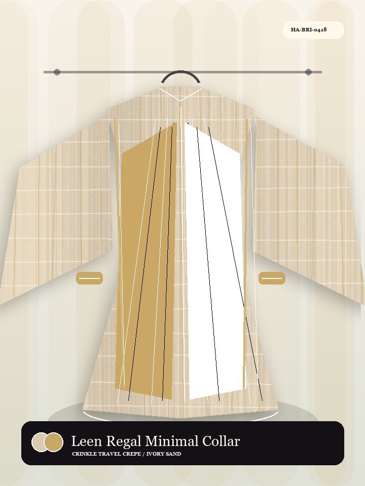 Leen Regal Minimal Collar Nocturne Abaya