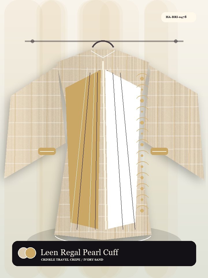 Leen Regal Pearl Cuff Dawn Abaya