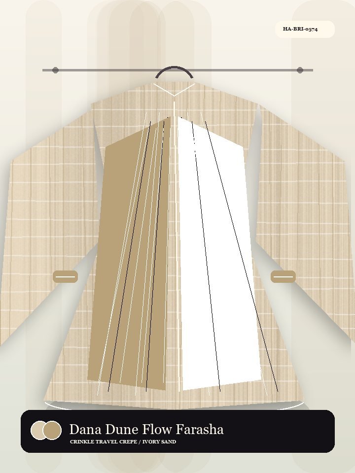 Dana Dune Flow Farasha Drape Modern Abaya