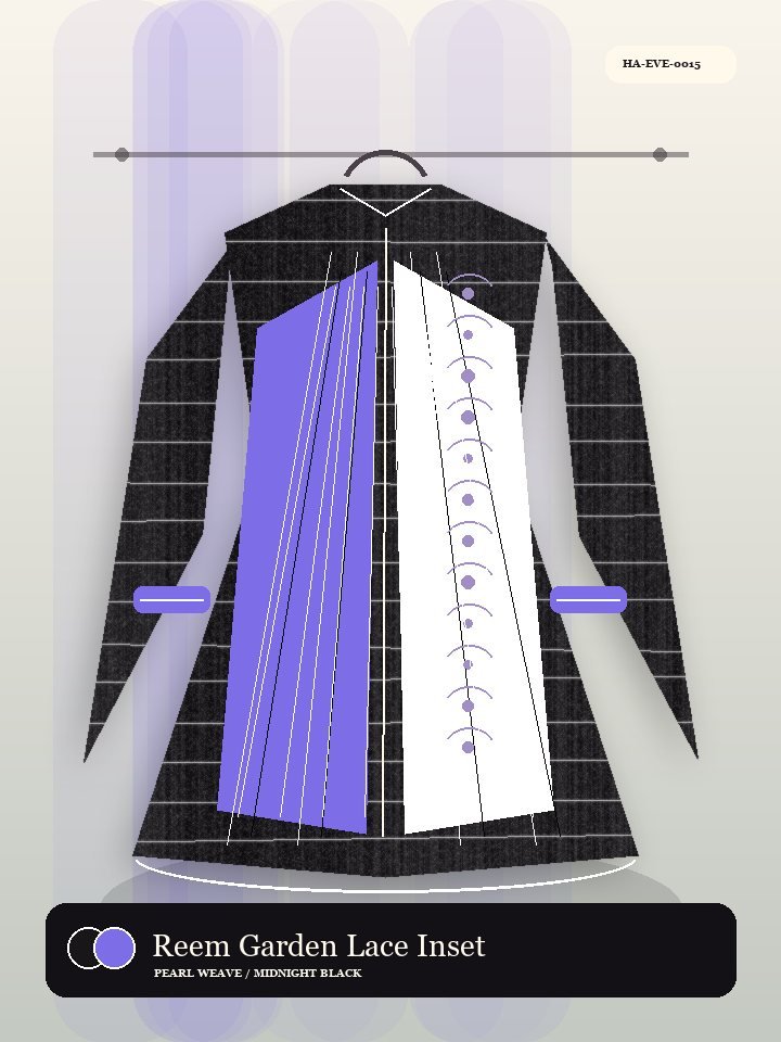 Reem Garden Lace Inset Boutique Abaya