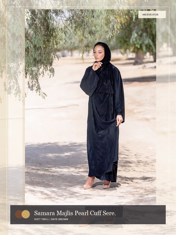 Samara Majlis Pearl Cuff Serene Abaya