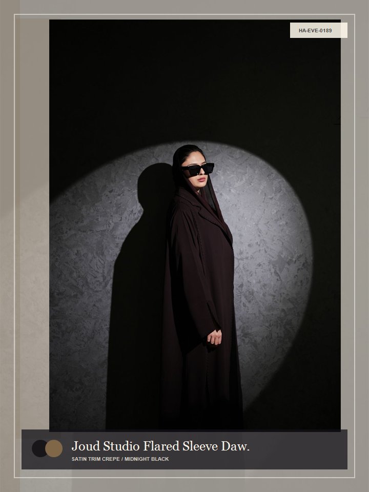 Joud Studio Flared Sleeve Dawn Abaya