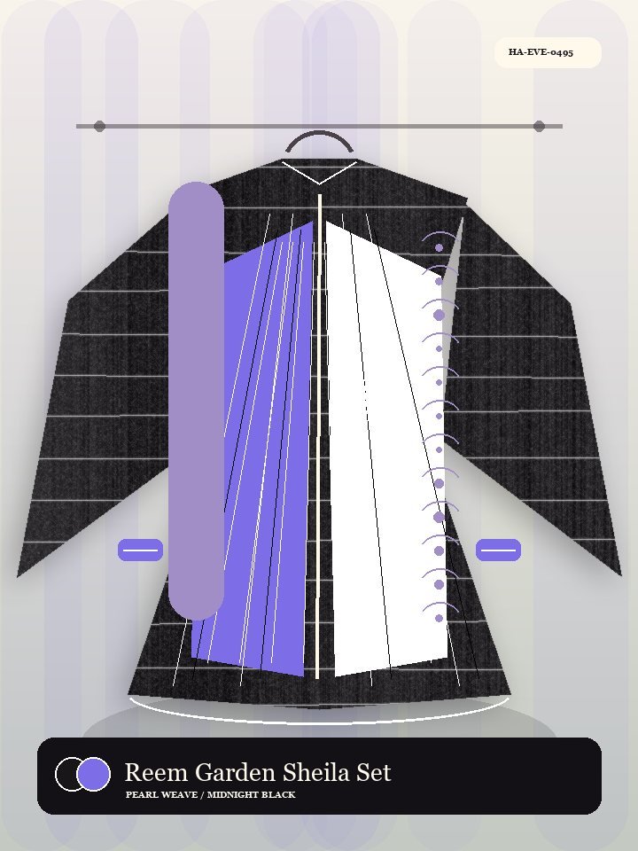 Reem Garden Sheila Set Dawn Abaya