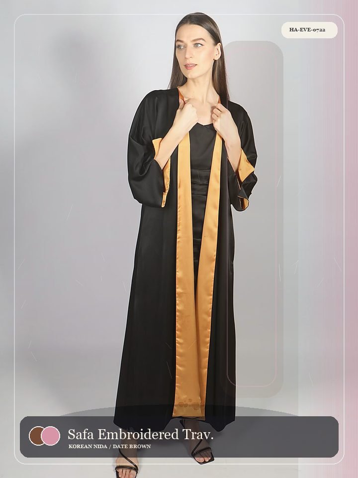 Safa Embroidered Travel Fold Signature Abaya