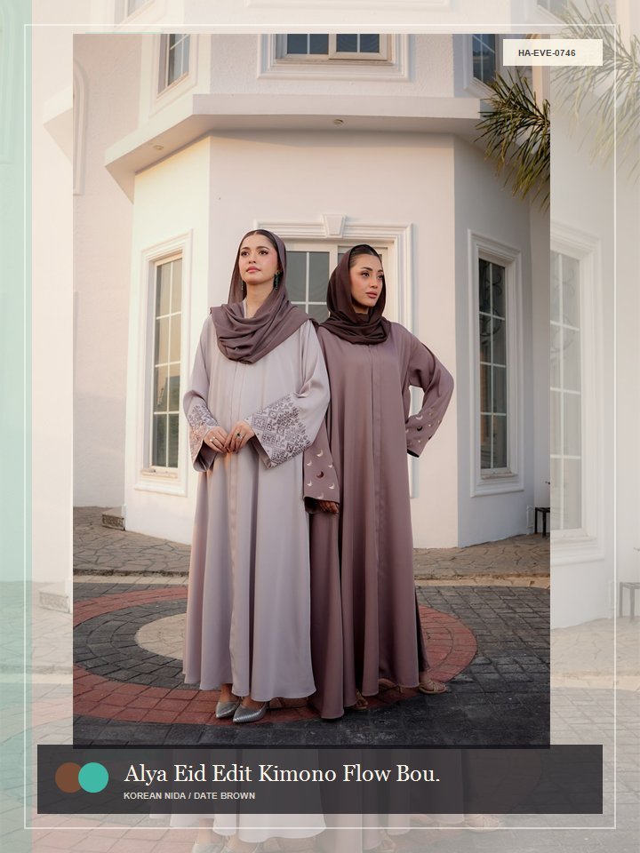 Alya Eid Edit Kimono Flow Boutique Abaya