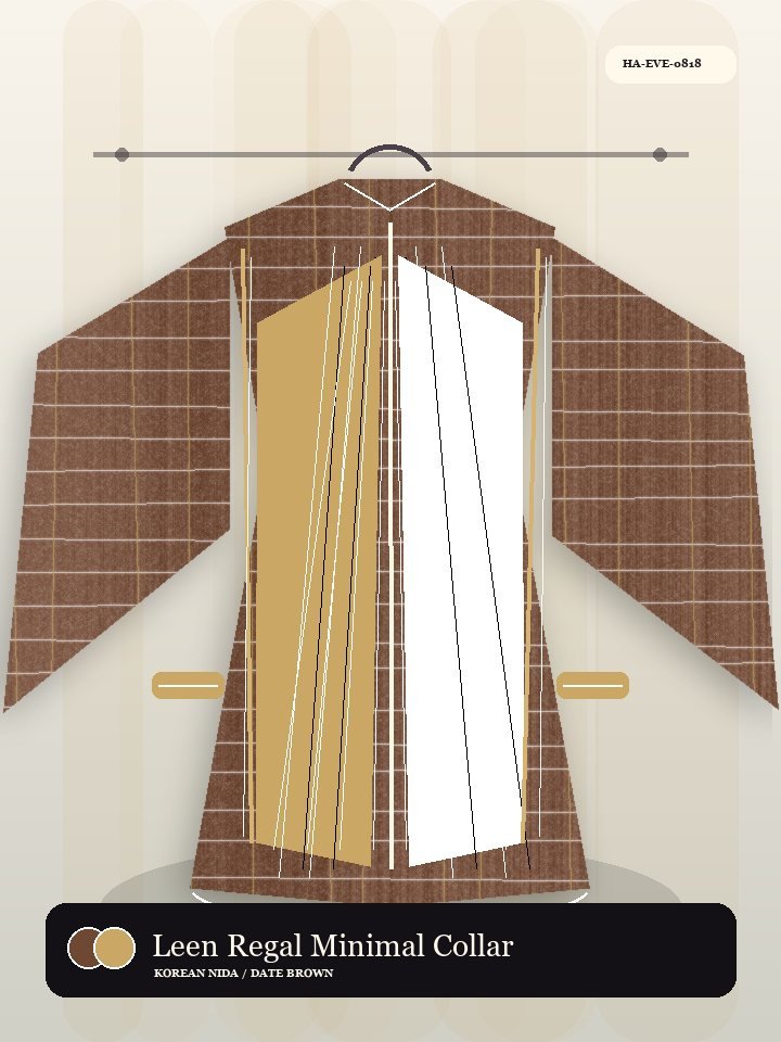 Leen Regal Minimal Collar Dawn Abaya