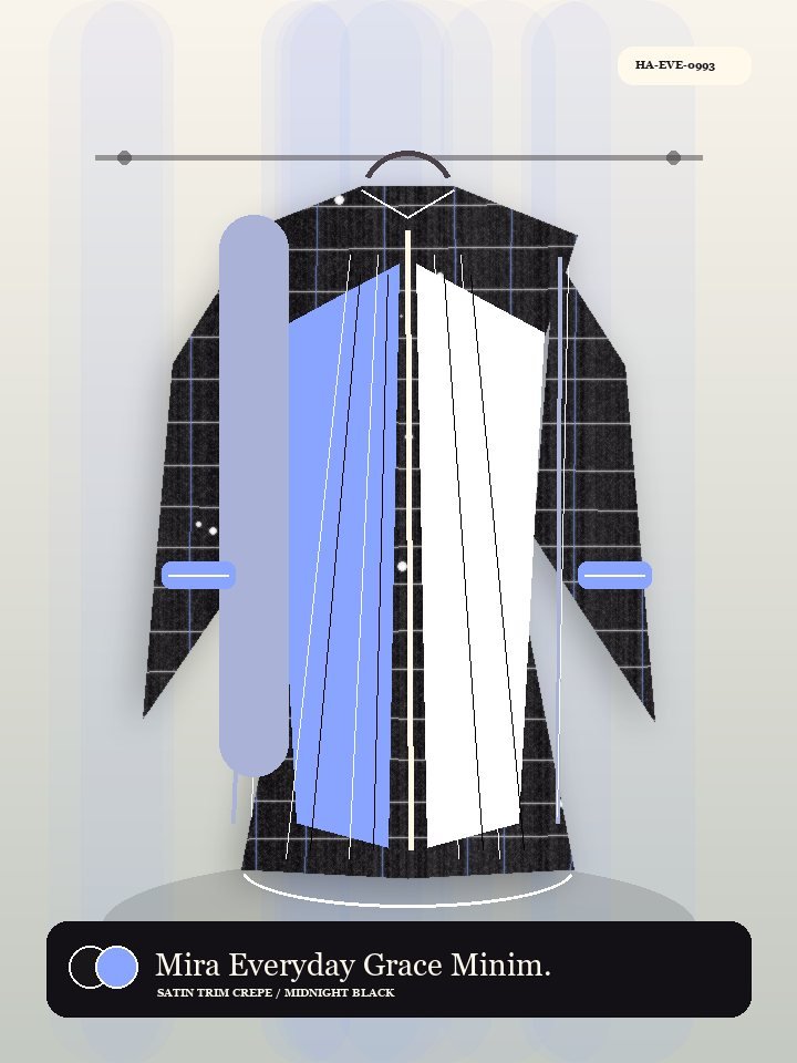 Mira Everyday Grace Minimal Collar Dune Abaya