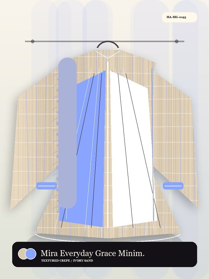 Mira Everyday Grace Minimal Collar Eid Abaya