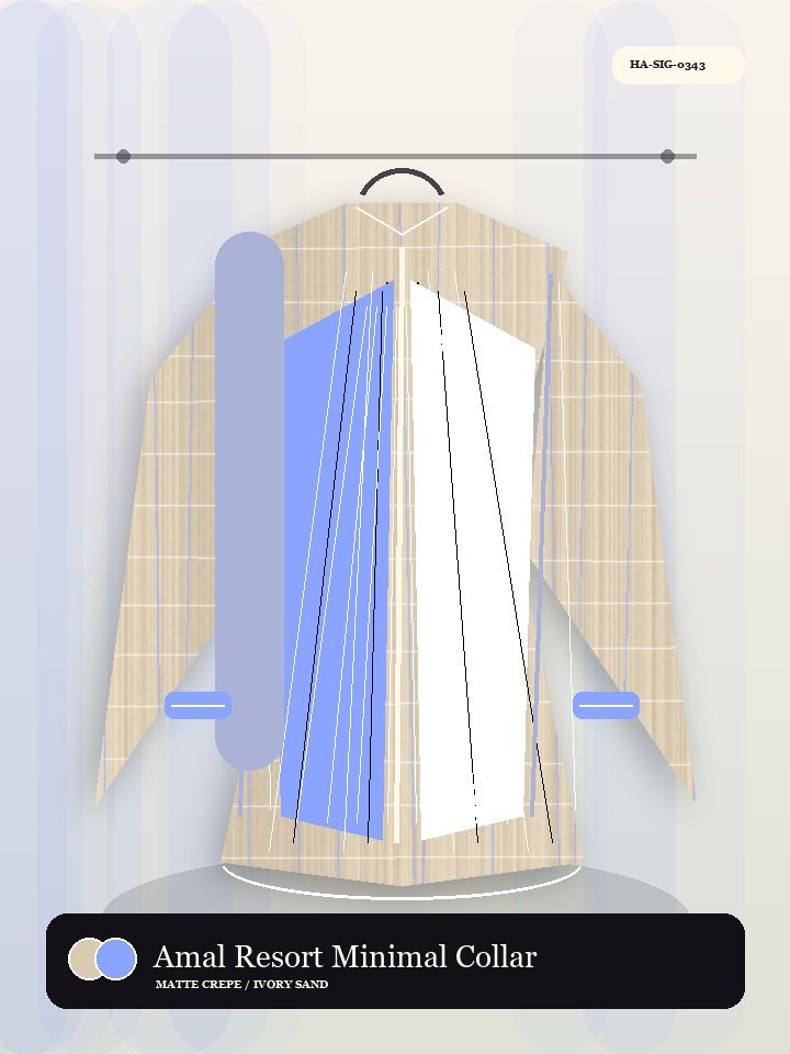 Amal Resort Minimal Collar Avenue Abaya