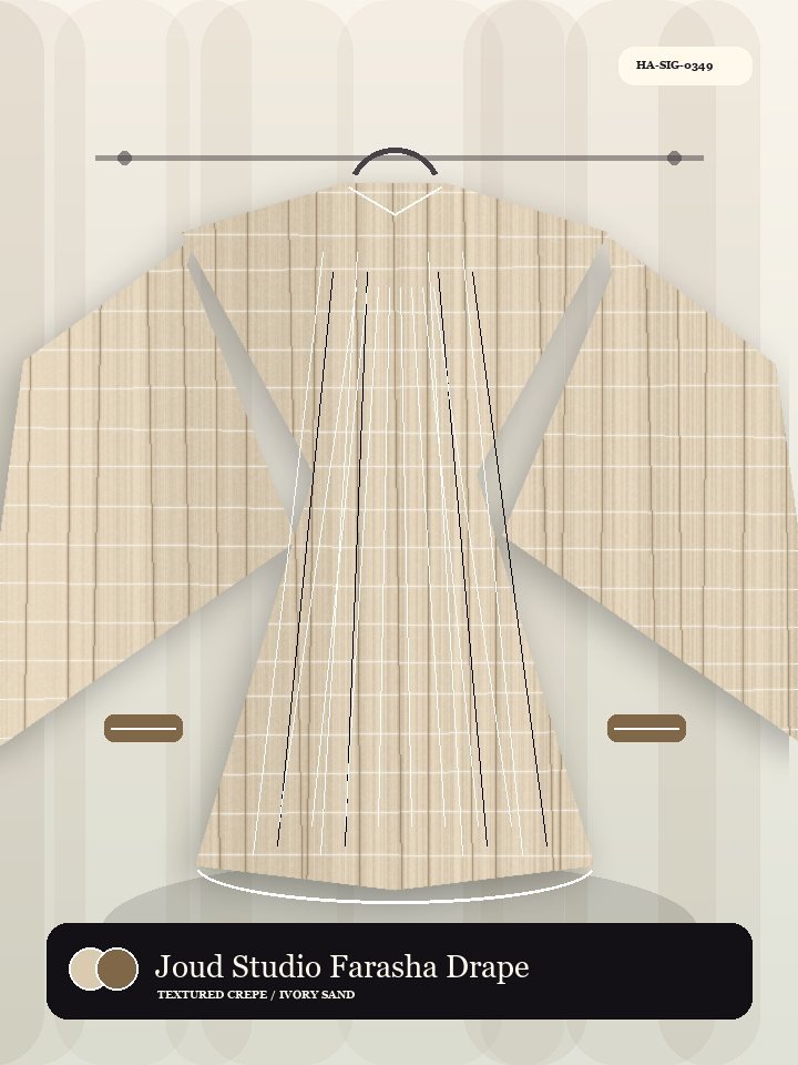 Joud Studio Farasha Drape Serene Abaya