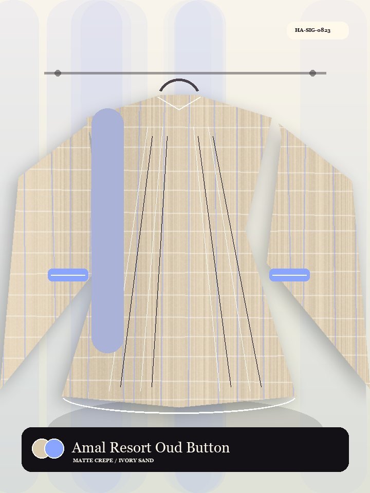 Amal Resort Oud Button Dune Abaya