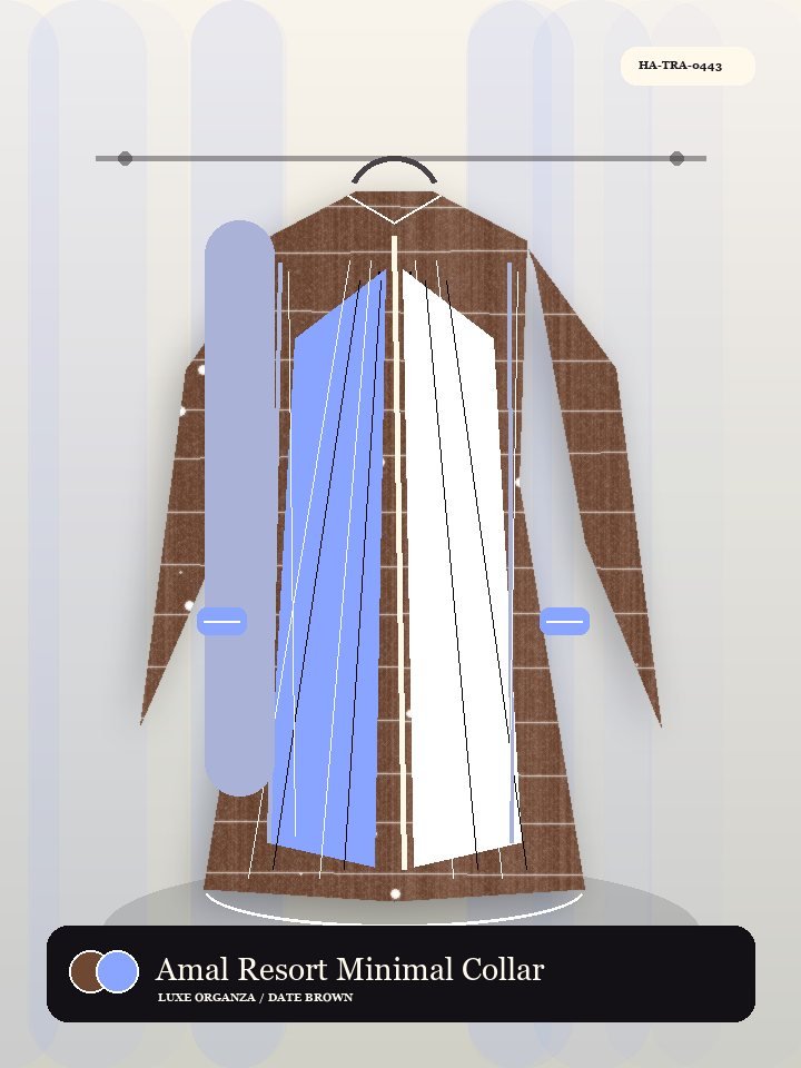 Amal Resort Minimal Collar Royal Abaya