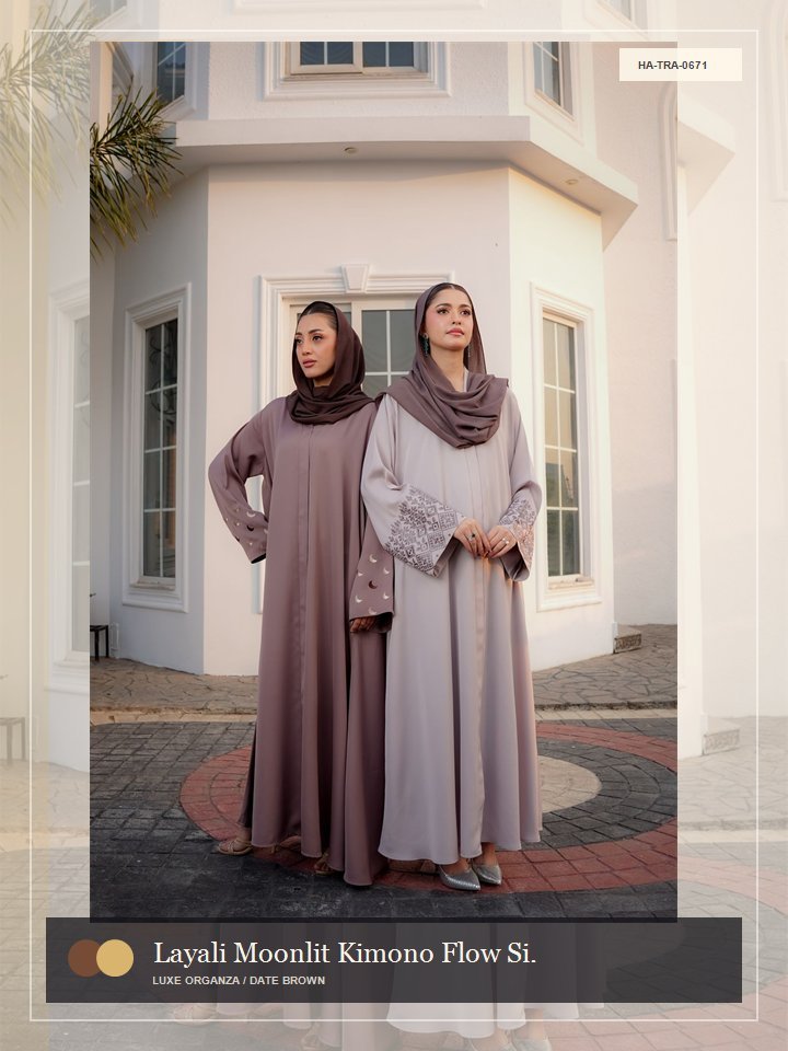 Layali Moonlit Kimono Flow Signature Abaya
