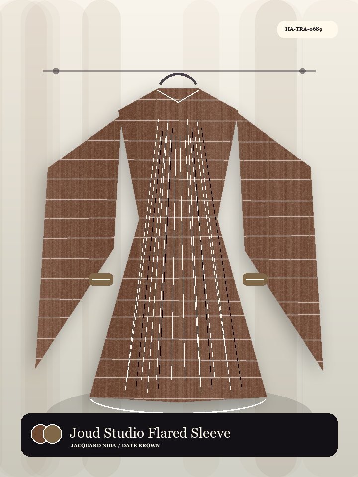 Joud Studio Flared Sleeve Serene Abaya