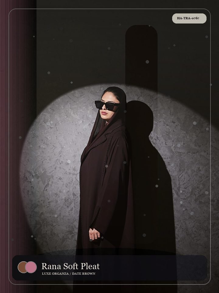 Rana Soft Pleat Wrap Front Dawn Abaya