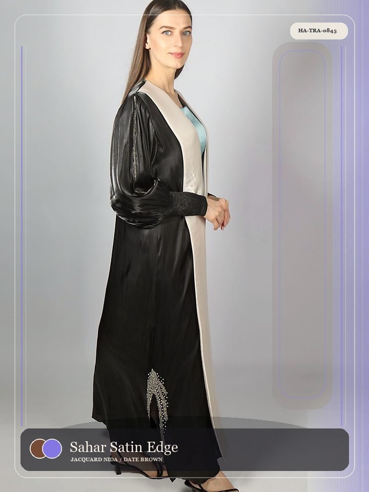 Sahar Satin Edge Sheila Set Oasis Abaya